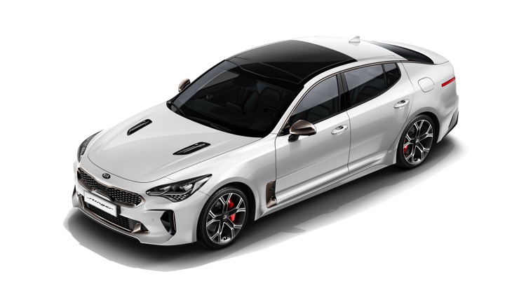Kia Stinger Gt My18 Body Color 3 4 Front High Snow White